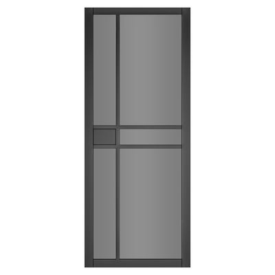 Deanta Dalston Black Tinted Glazed Door 2040 x 826 x 40mm