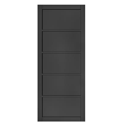 Deanta Internal Shoreditch Black Prefinished Door