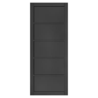 Deanta Internal Shoreditch Black Prefinished Door