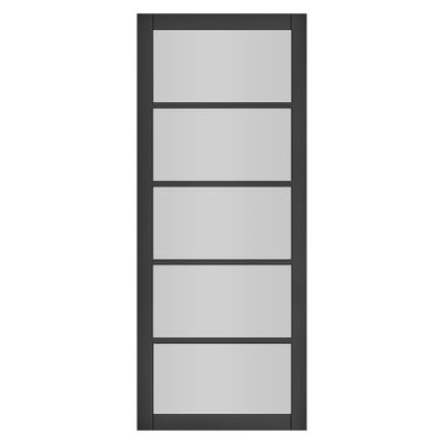 Deanta Shoreditch Black Glazed Door 1981 x 686 x 35mm