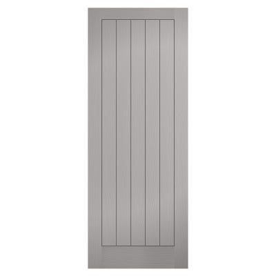 LPD Grey Vertical 5 Panel FD30 Fire Door 1981 x 838 x 44mm