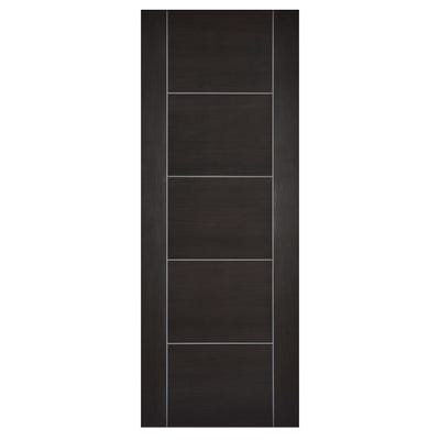 LPD Dark Grey Vancouver 5 Panel FD30 Fire Door 1981 x 762 x 44mm