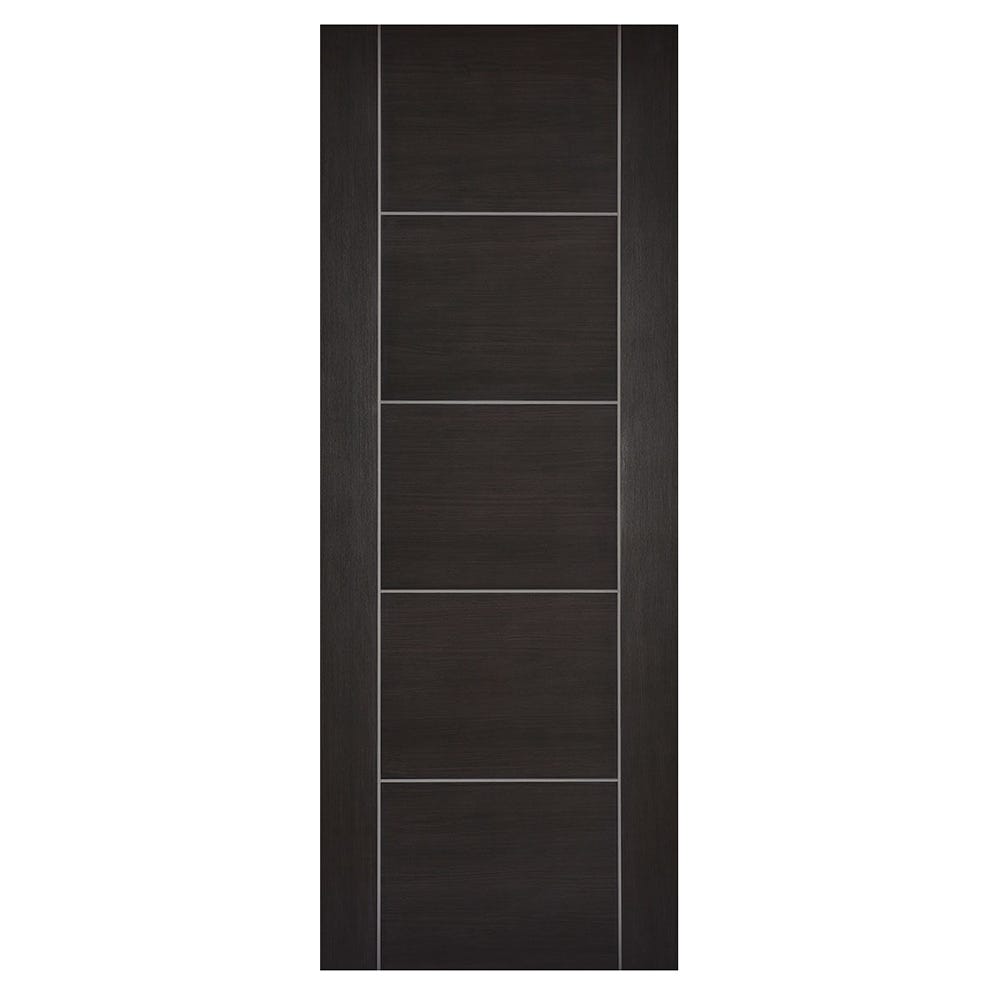 LPD Dark Grey Vancouver 5 Panel FD30 Fire Door 1981 x 838 x 44mm