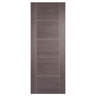 LPD Internal Medium Grey Vancouver 5 Panel Laminated Door