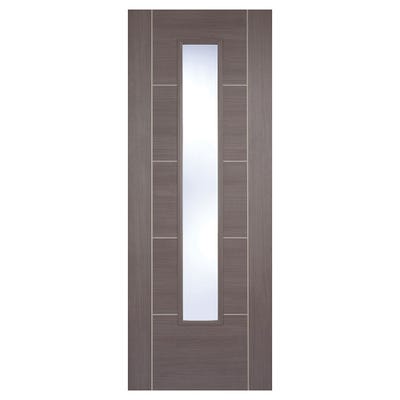 LPD Medium Grey Vancouver 1L Clear Glazed Door 1981 x 838 x 35mm