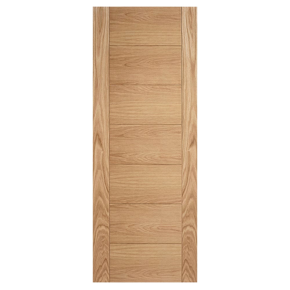 LPD Internal Oak Carini 7 Panel Door 