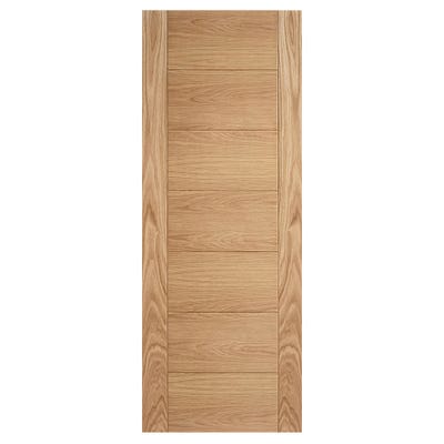 LPD Internal Oak Carini 7 Panel Pre-Finished Door