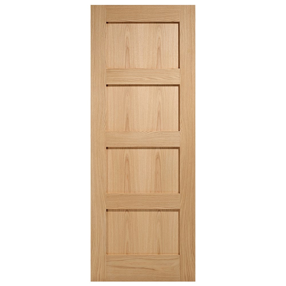 LPD Internal Oak Shaker 4 Panel Door