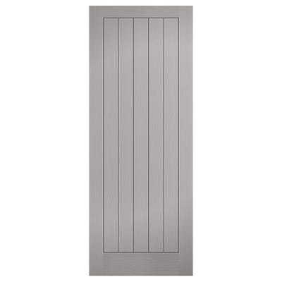 LPD Internal Textured Grey Vertical 5 Panel Door