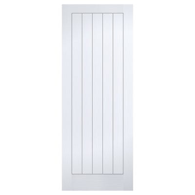 LPD Primed White Vertical 5 Panel Door 1981 x 762 x 35mm