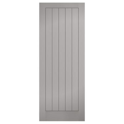 LPD Grey Vertical 5 Panel Door 1981 x 838 x 35mm