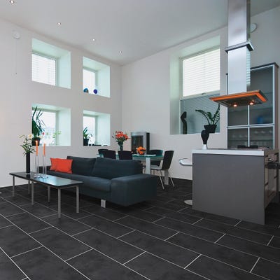 Luvanto Click Plus Black Slate QAF-LKT-03 Vinyl Flooring