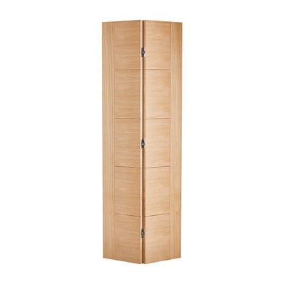 LPD Internal Oak Vancouver Pre-Finished 5 Panel Bi-Fold Door