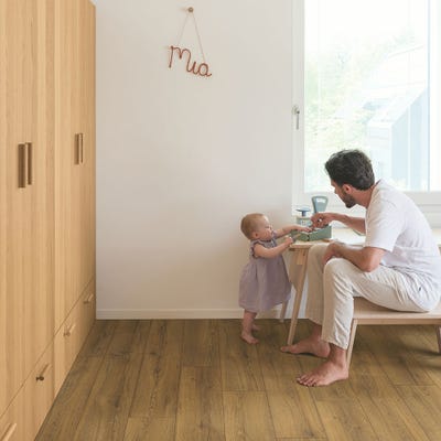 Quick Step Classic CLM5793 Cocoa Brown Oak Laminate Flooring