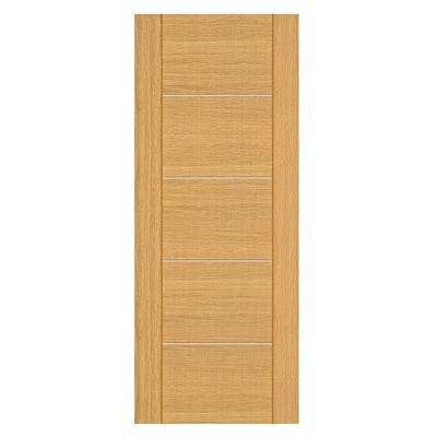 Deanta Oak Valencia FD30 Fire Door 1981 x 610 x 45mm