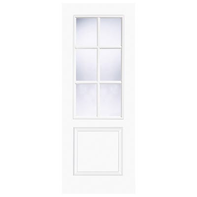 LPD White Berlin Clear Glazed Door 1981 x 686 x 35mm