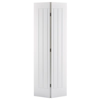 LPD Internal White Primed Mexicano Bi-fold Door