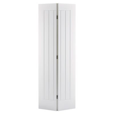 LPD Internal White Primed Mexicano Bi-fold Door 1981 x 762 x 35mm