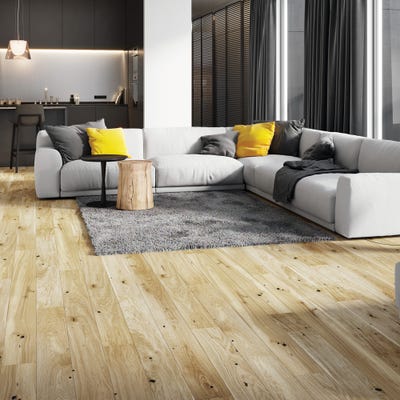 14 x 180mm Holborn Oak Brushed Matt Lacquered Engineered Wood Flooring