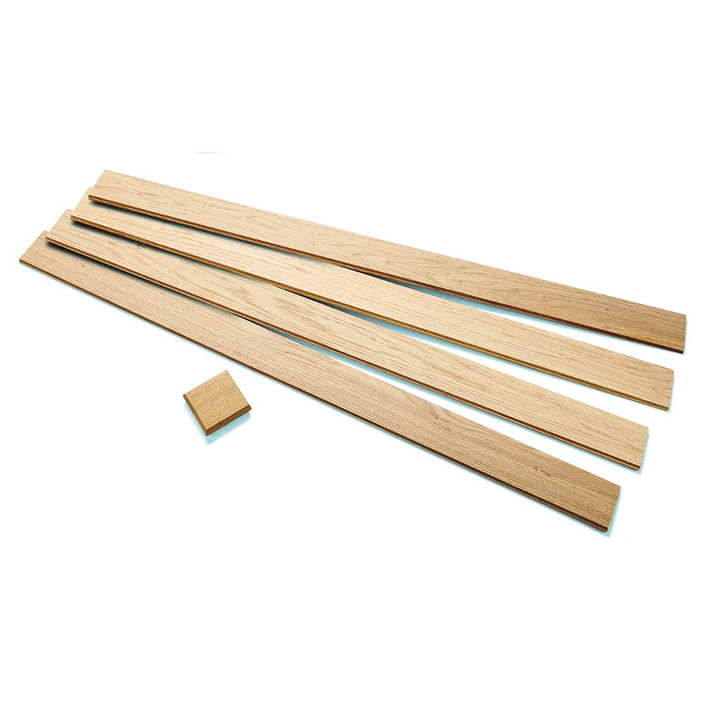 112mm Richard Burbidge Oak Newel Stair Cladding Kit 1500mm CLADOAKKIT