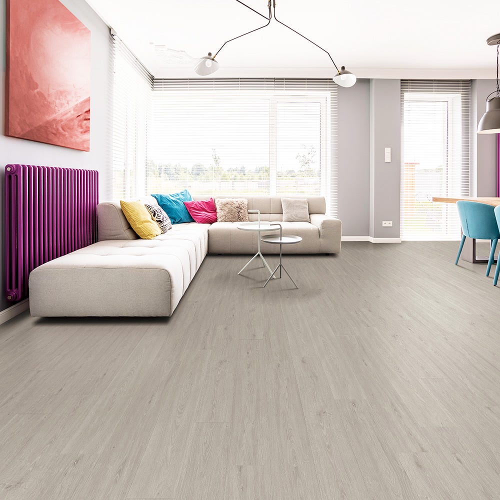 T-Build 6mm Spanish Grey Oak Click Luxury Vinyl Flooring