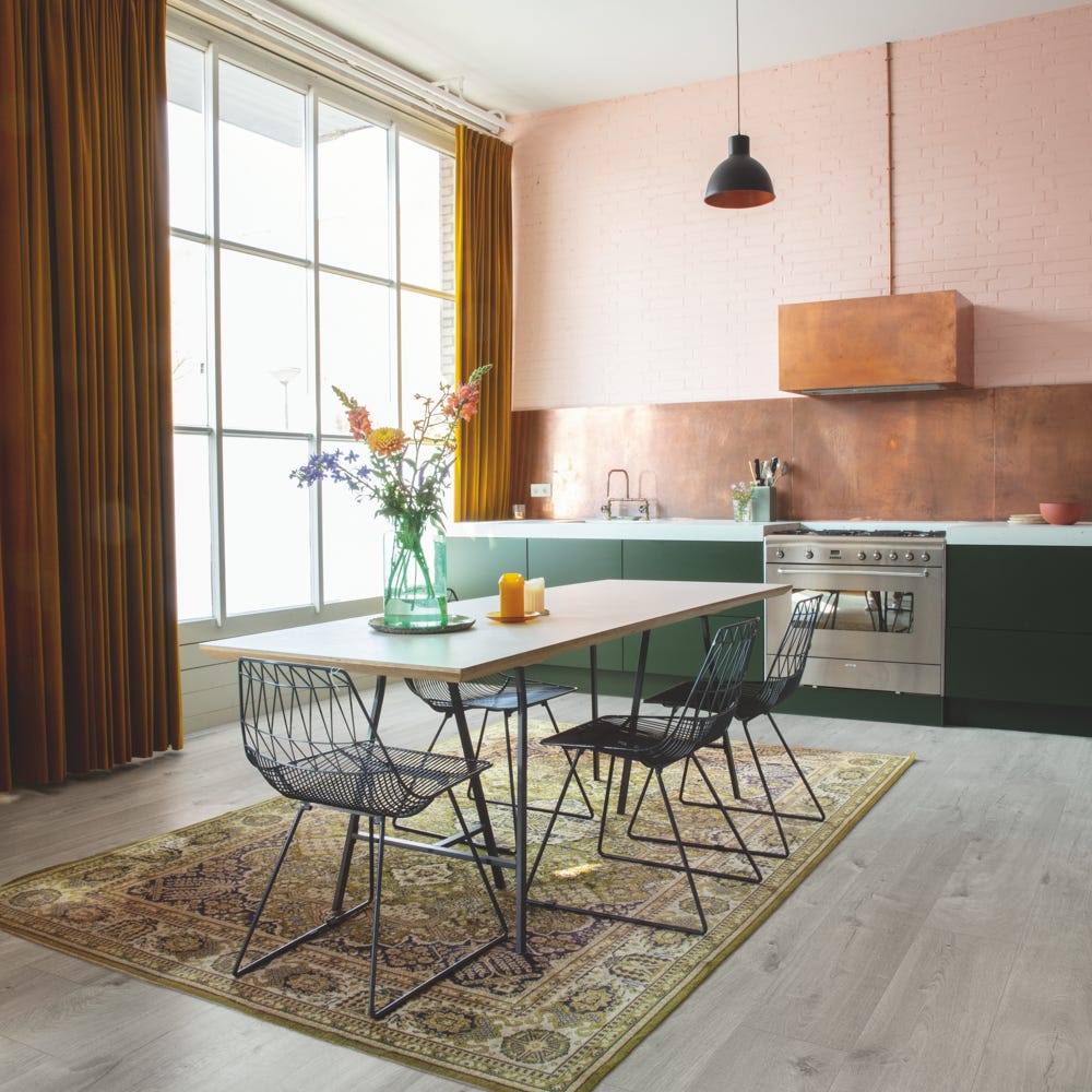 Quick Step Alpha Bloom AVMPU40201 Cotton Oak Cold Grey Vinyl Flooring