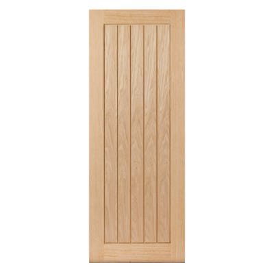 JB Kind Thames Oak Unfinished Internal Door 1981 x 762 x 35mm