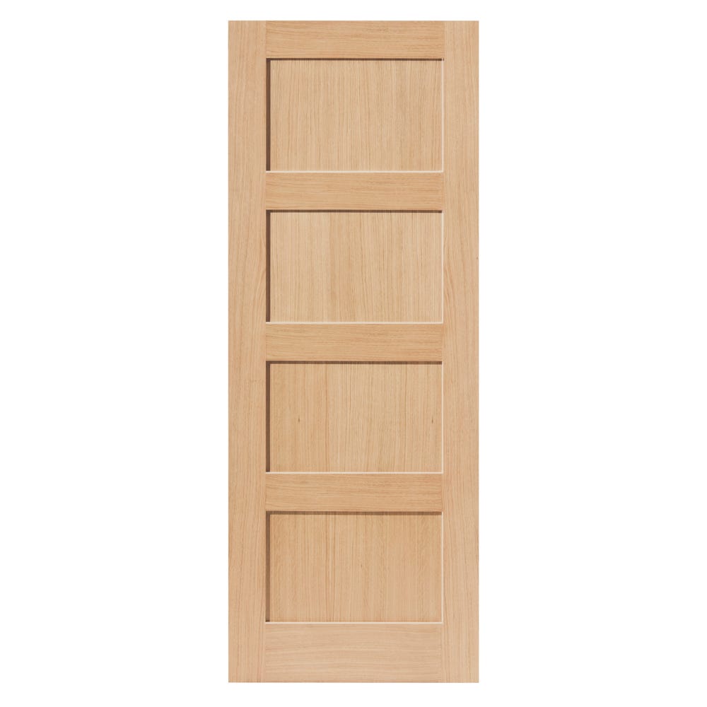 JB Kind Snowdon Oak Shaker Internal Door 1981 x 838 x 35mm