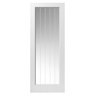 JB Kind Cottage Light White Clear Glazed Door