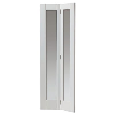 JB Kind Tobago White Glazed Internal Bi-Fold Door 1981 x 762 x 35mm