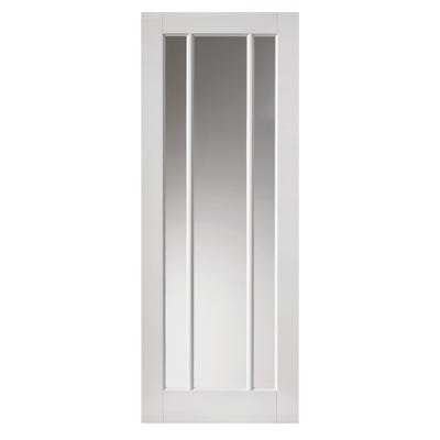 JB Kind Trinidad White Clear Glazed Internal Door