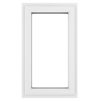 uPVC Window White Clear RH Side Hung