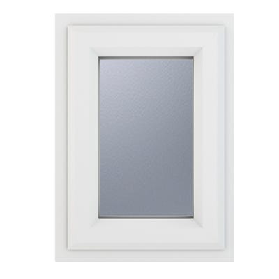 uPVC Window White Obscure Top Opener 440 x 610mm