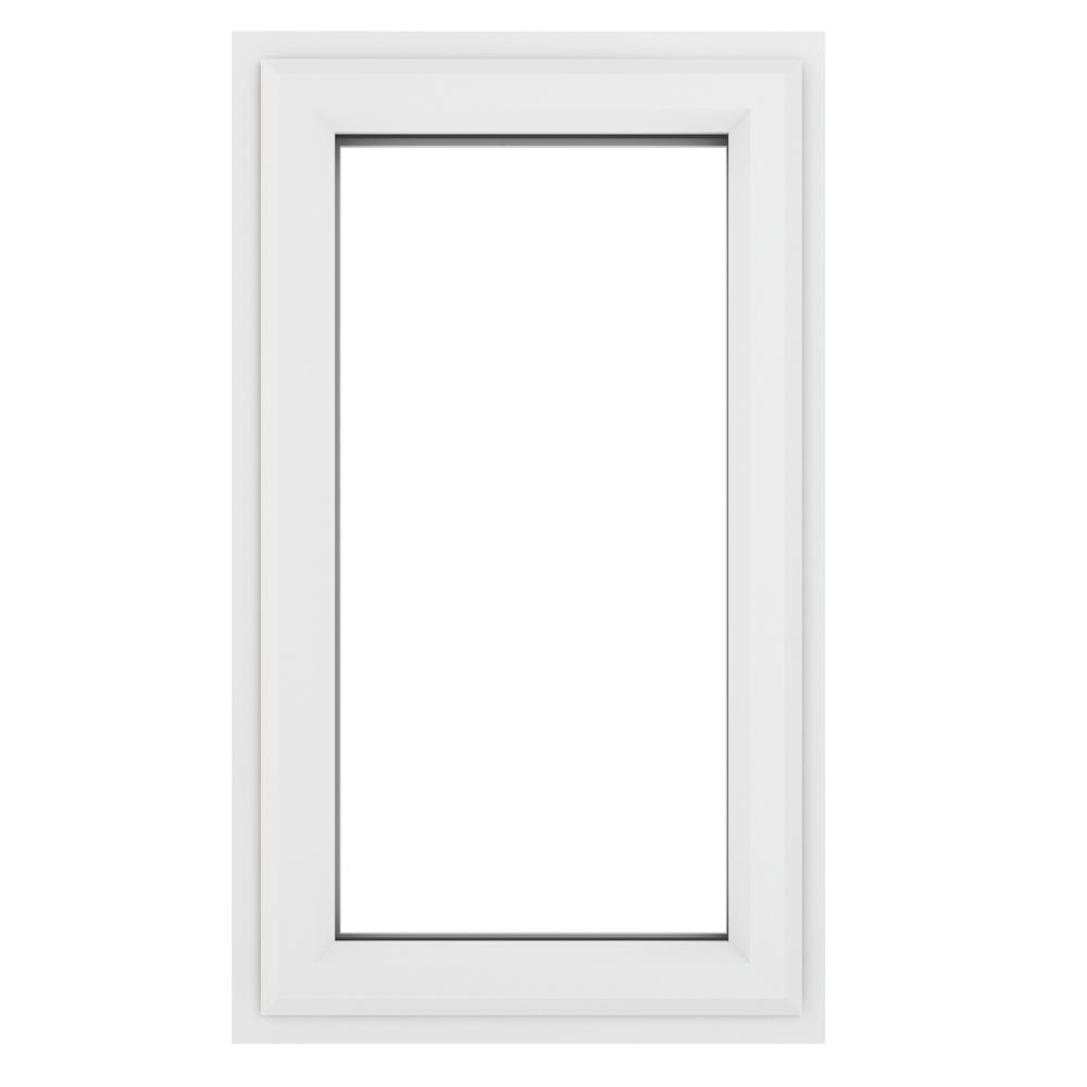 uPVC Window White Triple Clear RH Side Hung