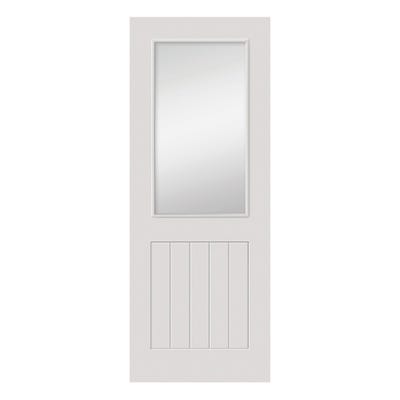 JB Kind Thames White HL Clear Glazed Door
