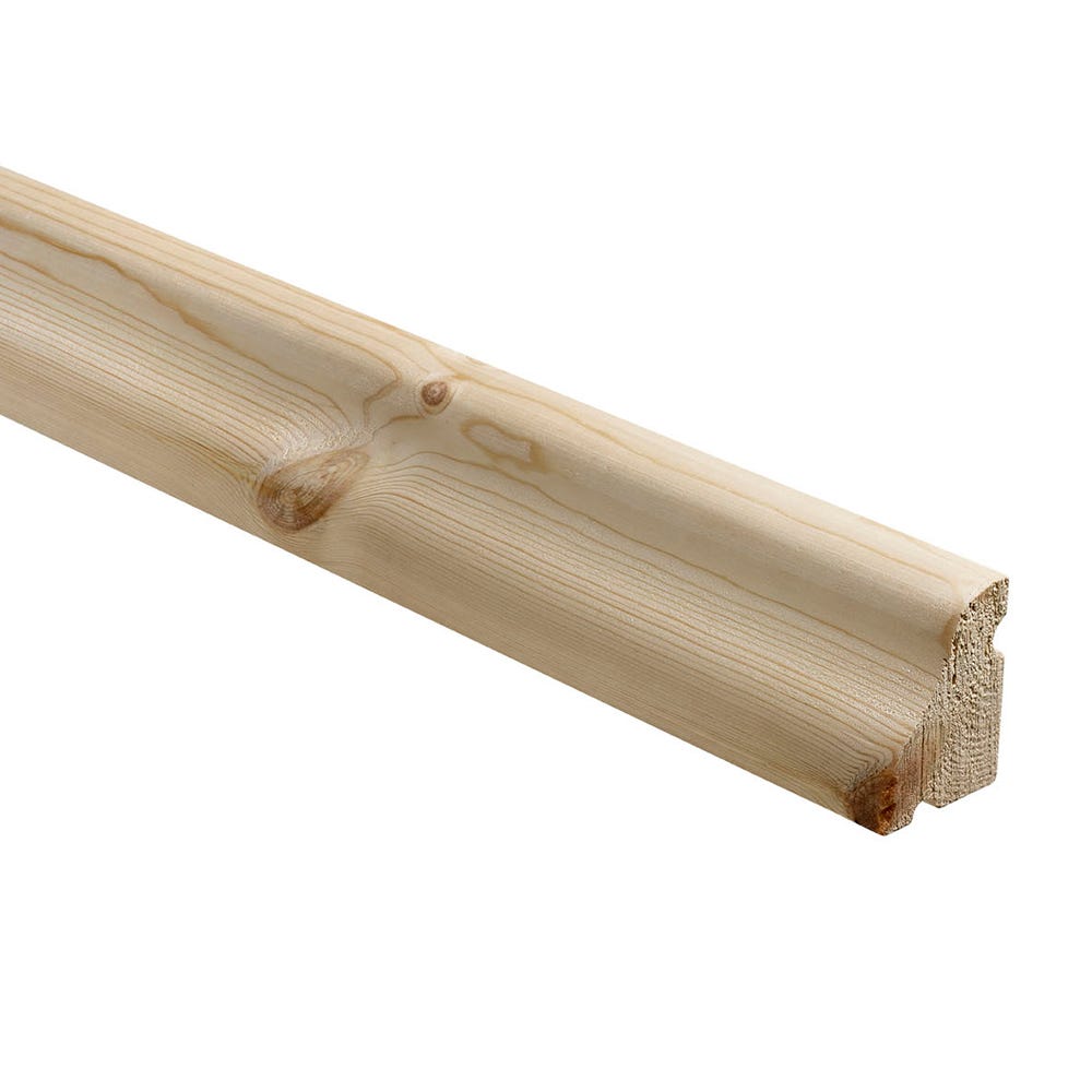 43mm x 57mm Pine Door Weather Bar 900mm