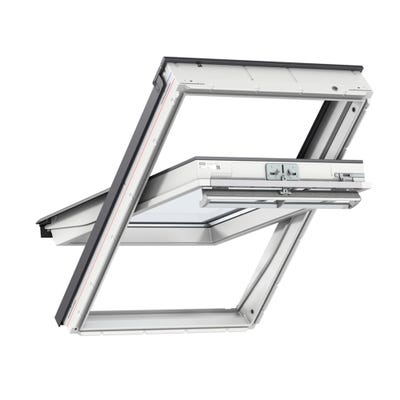 VELUX GGU PK08 0070 94 x 140cm Laminated White Centre Pivot Roof Window