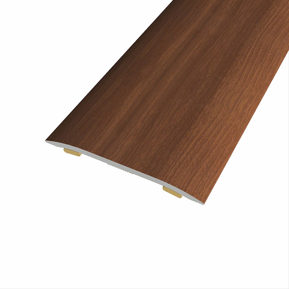 Laminate Stickdown Threshold Cover Strip Dark Walnut 0.9m
