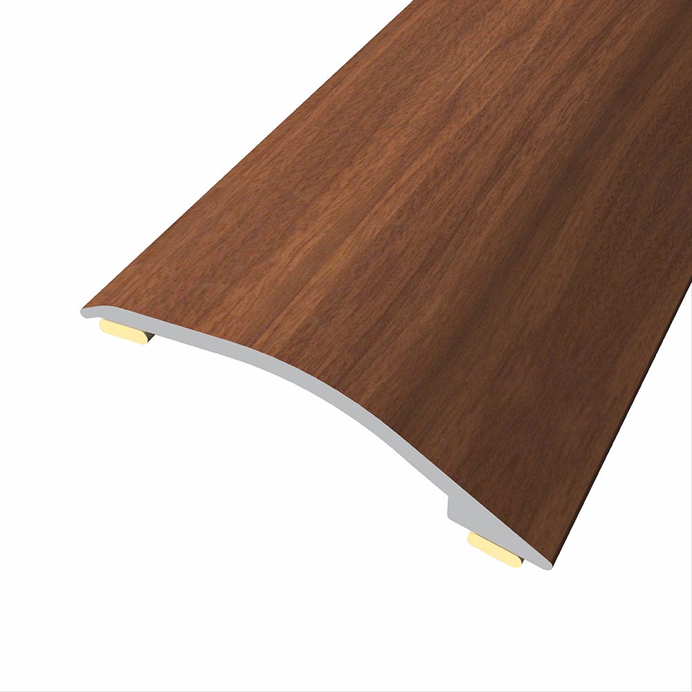 Laminate Threshold Adjustable Ramp 3-12mm Dark Walnut 0.9m