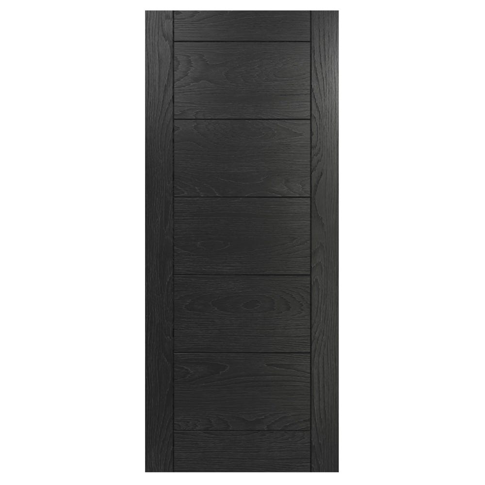 Deanta Internal Black Oak Seville 7 Panel FD30 Fire Door 1981 x 838 x 44mm