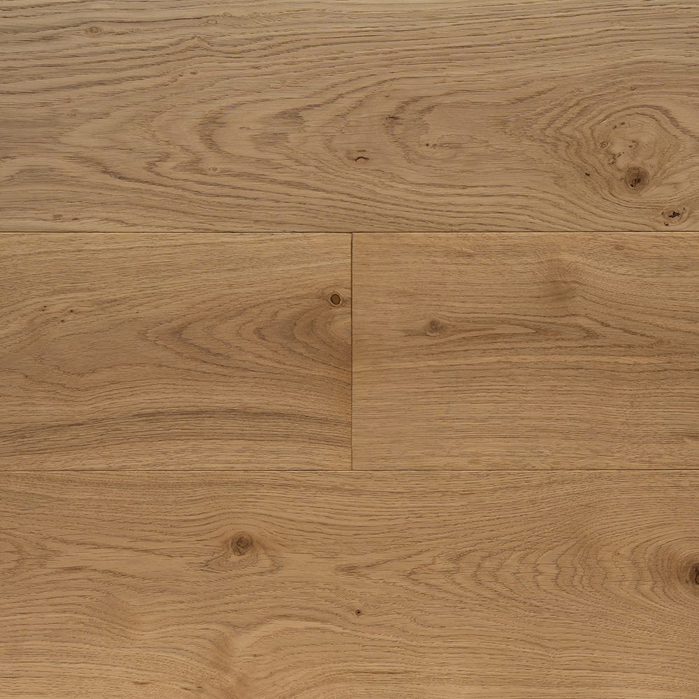Natural Oak Brushed Matt Lacquered Click 12mm Engineered Wood Flooring