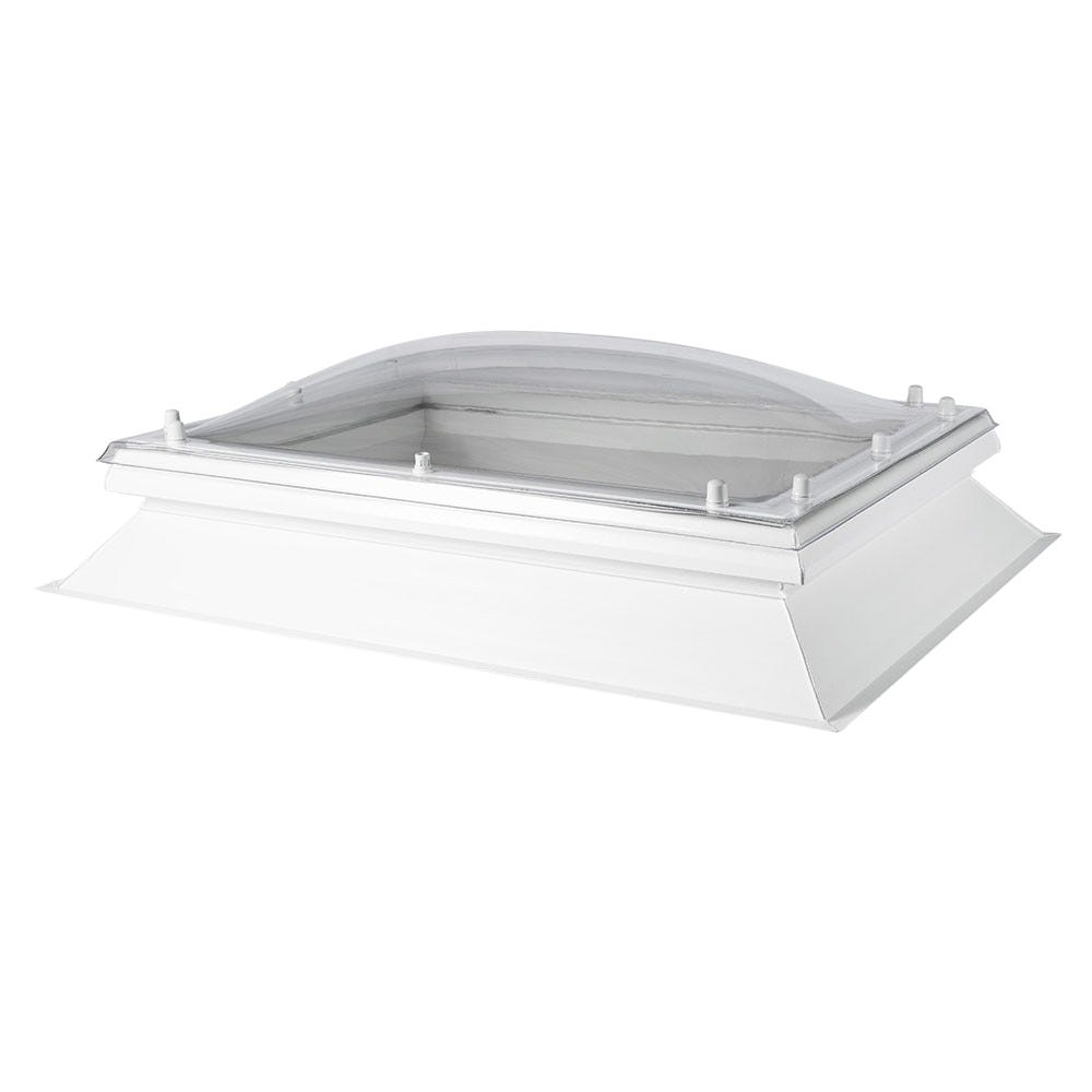 Coxdome Classic Double Skin Clear Fixed Rooflight Dome 600 x 600mm