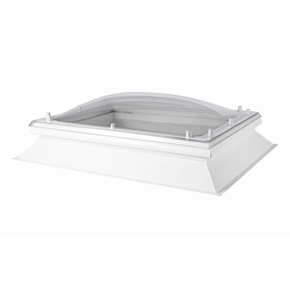 Coxdome Classic Double Skin Clear Fixed Rooflight Dome 600 x 900mm