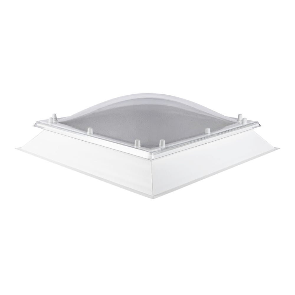 Coxdome Classic Double Skin Diffused Fixed Rooflight Dome 600 x 1200mm