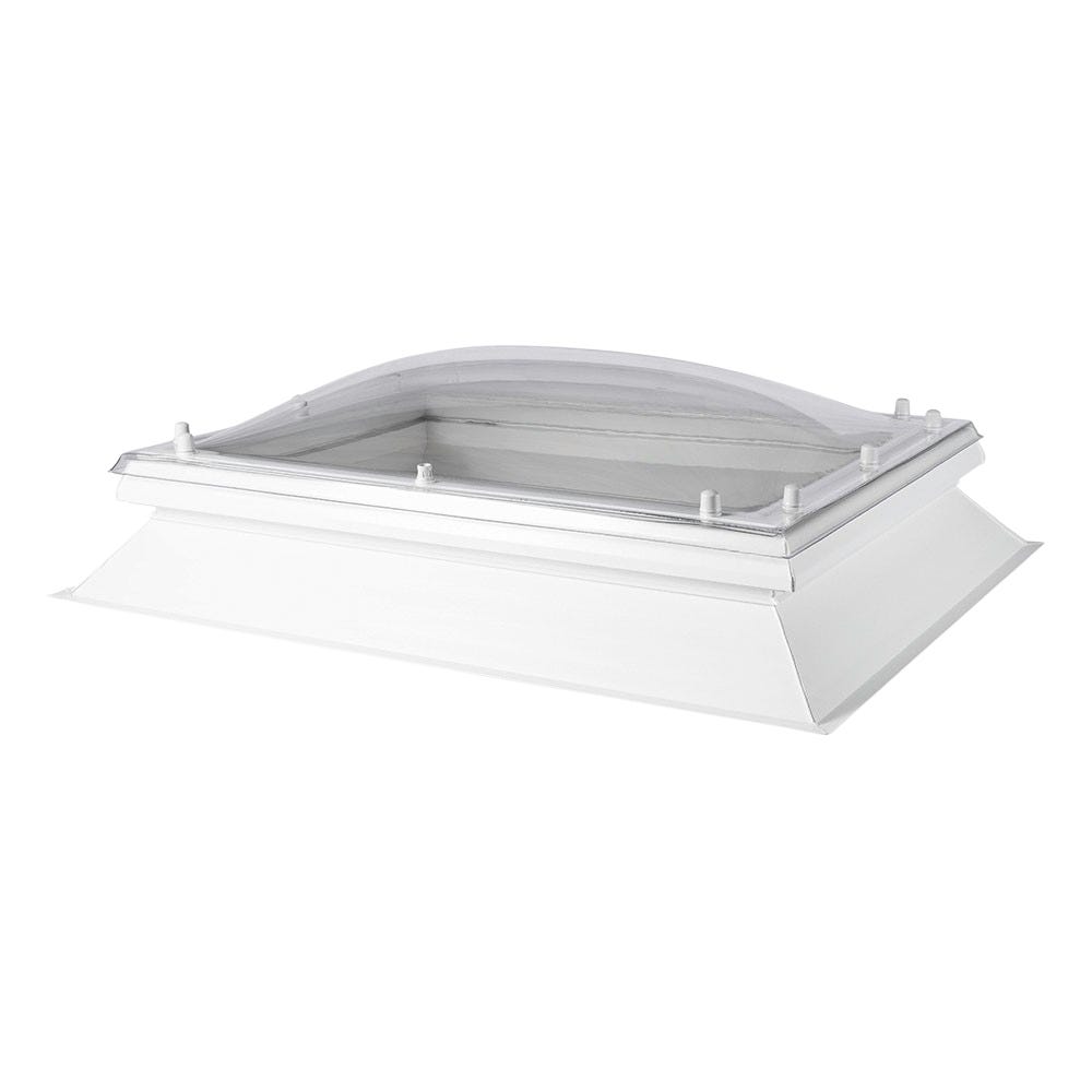 Coxdome Classic Double Skin Clear Fixed Rooflight Dome 800 x 800mm
