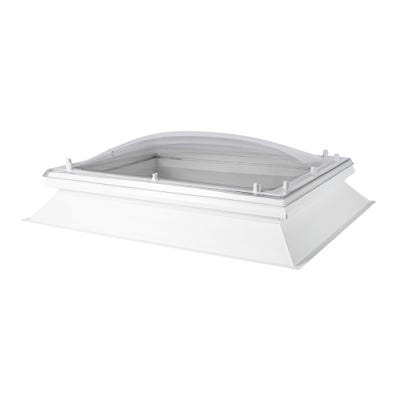 Coxdome Classic Double Skin Clear Fixed Rooflight Dome 900 x 900mm