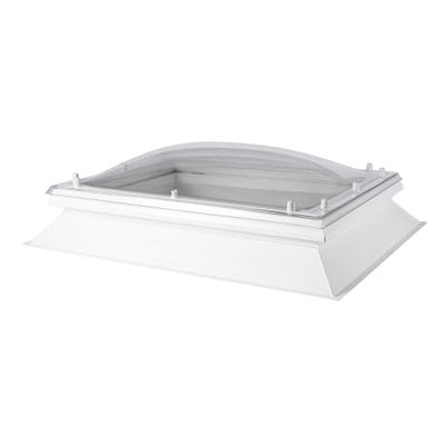 Coxdome Classic Double Skin Clear Fixed Rooflight Dome 900 x 1200mm