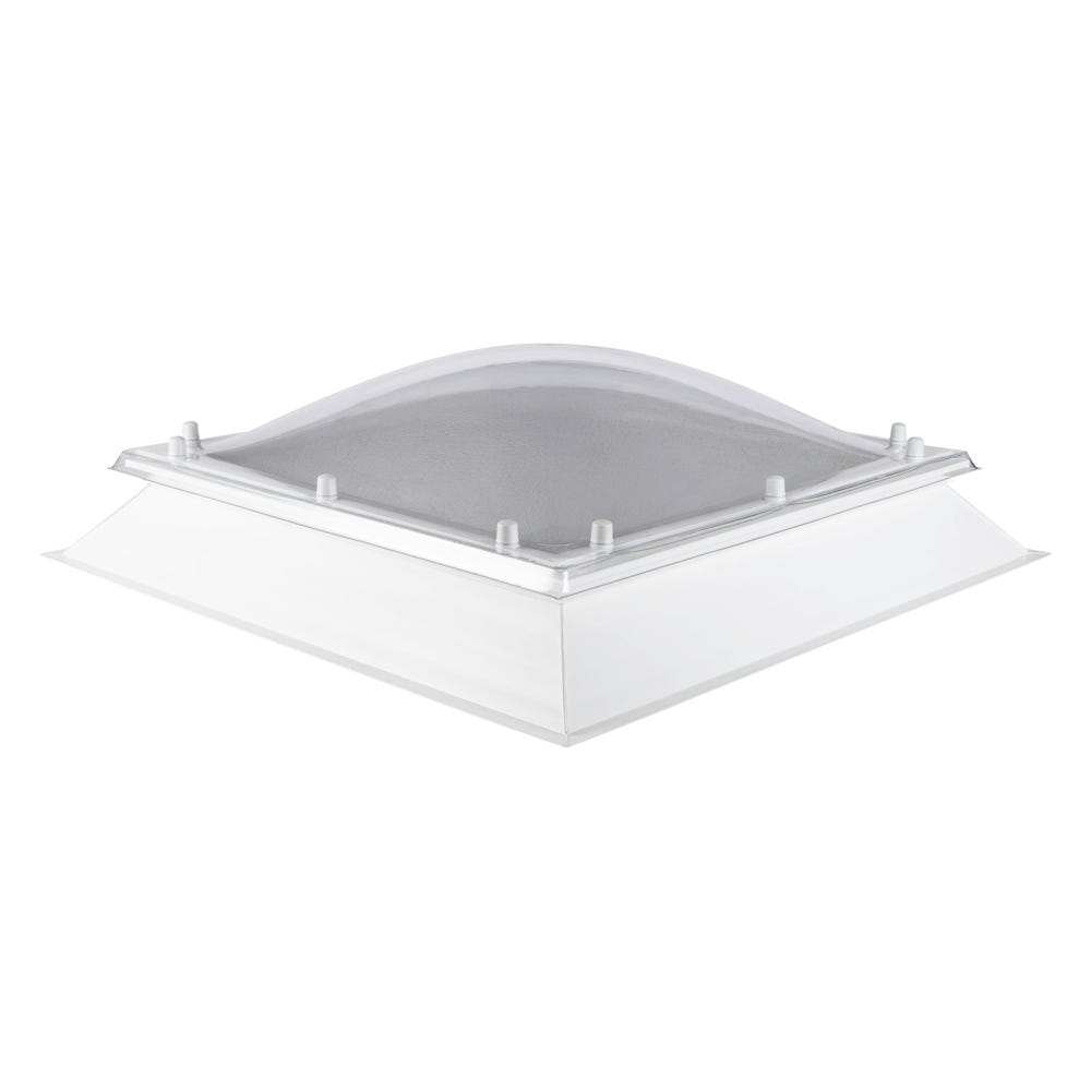 Coxdome Classic Double Skin Diffused Fixed Rooflight Dome 1000 x 1000mm