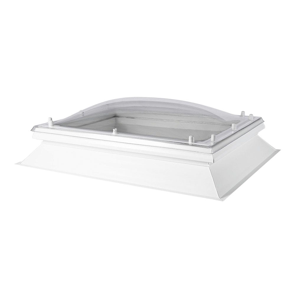 Coxdome Classic Double Skin Clear Fixed Rooflight Dome 1200 x 1200mm