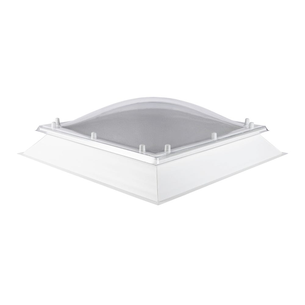 Coxdome Classic Double Skin Diffused Fixed Rooflight Dome 1200 x 1200mm